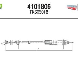 Cablu ambreiaj FTE 4101805 – CITROEN | AutoRival