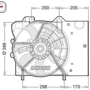 Ventilator radiator DENSO DER21024 – CITROEN | AutoRival
