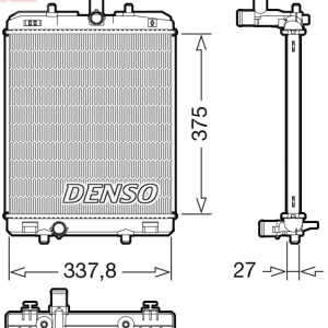 Radiator racire motor DENSO DRM50134 – CITROEN | AutoRival