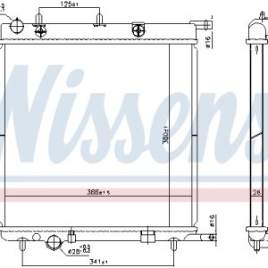 Radiator racire motor NISSENS 606400 – CITROEN | AutoRival