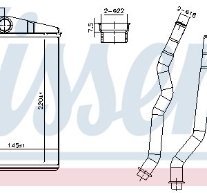 Schimbator de caldura incalzire habitaclu NISSENS 707270 – CITROEN | AutoRival
