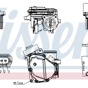 Supapa EGR NISSENS 98406 – CITROEN | AutoRival