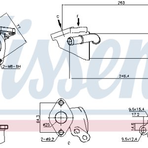 Radiator recirculare gaze de esapament NISSENS 989282 – CITROEN | AutoRival
