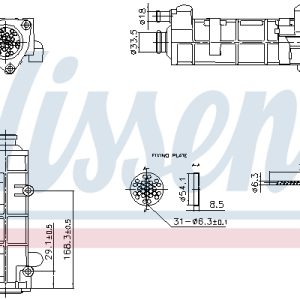 Radiator recirculare gaze de esapament NISSENS 989458 – CITROEN | AutoRival