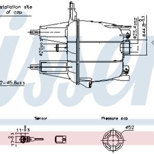 Vas de expansiune racire NISSENS 996241 – CITROEN | AutoRival