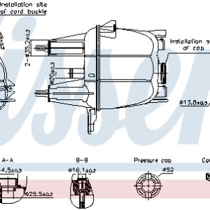 Vas de expansiune racire NISSENS 996307 – CITROEN | AutoRival