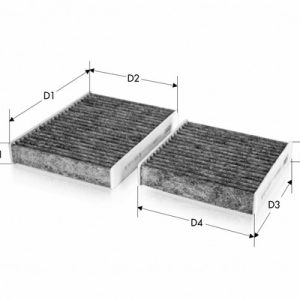 Filtru aer habitaclu TECNECO FILTERS CK10205C-2 – CITROEN | AutoRival