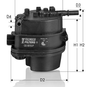 Filtru combustibil TECNECO FILTERS GS9015P – CITROEN | AutoRival