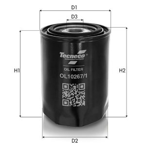 Filtru ulei TECNECO FILTERS OL10267/1 – CITROEN | AutoRival