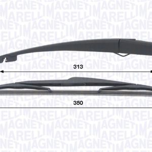 Set stergatoare curatare parbriz MAGNETI MARELLI 000723180441