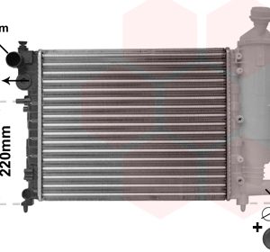 Radiator racire motor VAN WEZEL 09002115