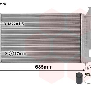 Radiator racire motor VAN WEZEL 09002157