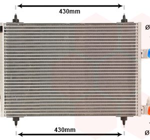 Condensator climatizare VAN WEZEL 09005192