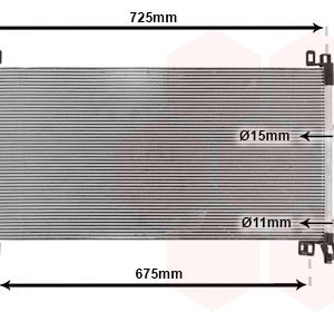 Condensator climatizare VAN WEZEL 09005273