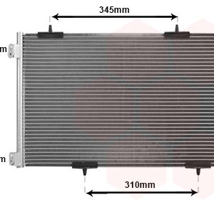 Condensator climatizare VAN WEZEL 09005290