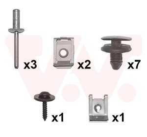 Set montaj aripa laterala VAN WEZEL 0925796