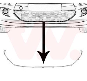 Rama grila radiator VAN WEZEL 0934598