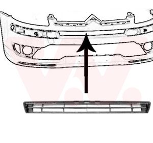 Grila radiator VAN WEZEL 0970510