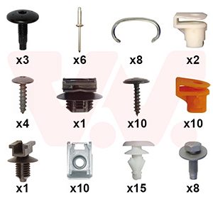 Set montaj bara protectie VAN WEZEL 0991794