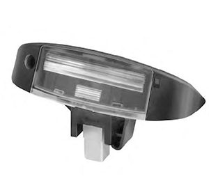 Iluminare numar de circulatie VAN WEZEL 1650920