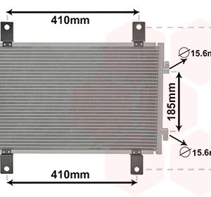 Condensator climatizare VAN WEZEL 17005302