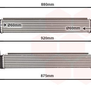 Intercooler compresor VAN WEZEL 17014713