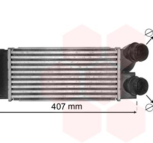 Intercooler compresor VAN WEZEL 40004332