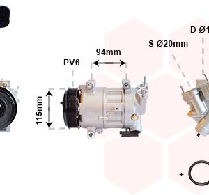 Compresor climatizare VAN WEZEL 4000K418