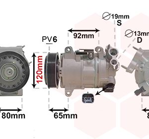 Compresor climatizare VAN WEZEL 4001K704