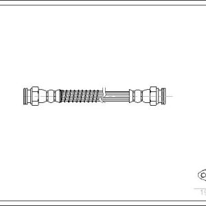 Furtun frana CORTECO 19019119 – CITROEN | AutoRival