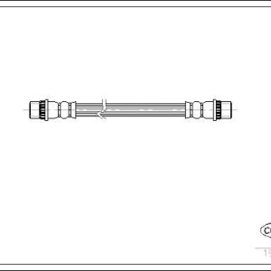 Furtun frana CORTECO 19025764 – CITROEN | AutoRival