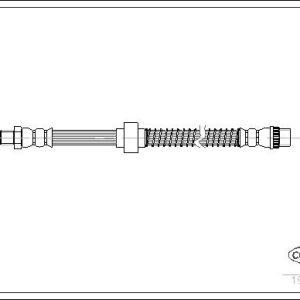 Furtun frana CORTECO 19025870 – CITROEN | AutoRival