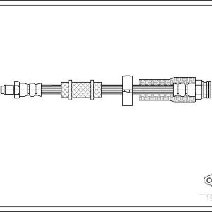 Furtun frana CORTECO 19026697 – CITROEN | AutoRival