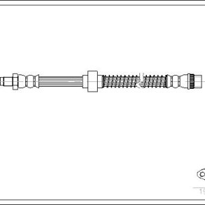 Furtun frana CORTECO 19030134 – CITROEN | AutoRival