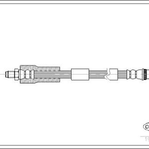Furtun frana CORTECO 19030285 – CITROEN | AutoRival