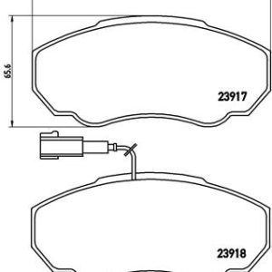 Set placute frana BREMBO P 23 091