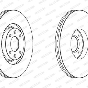 Disc frana FERODO DDF1442C – CITROEN | AutoRival