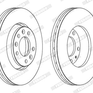 Disc frana FERODO DDF1601C – CITROEN | AutoRival