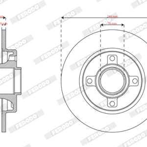 Disc frana FERODO DDF2929-1 – CITROEN | AutoRival