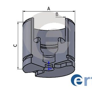 Piston etrier frana ERT 150751-C – CITROEN | AutoRival