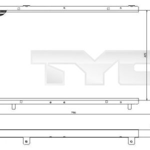 Radiator racire motor TYC 709-0014-R – CITROEN | AutoRival