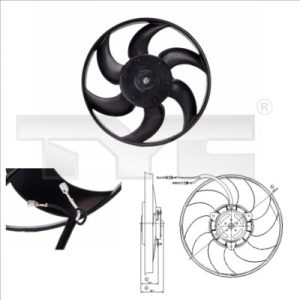 Ventilator radiator TYC 805-0004 – CITROEN | AutoRival