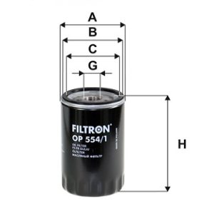 Filtru ulei FILTRON OP 554/1 – CITROEN | AutoRival