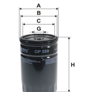 Filtru ulei FILTRON OP 559 – CITROEN | AutoRival