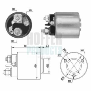 Solenoid electromotor HOFFER 46015
