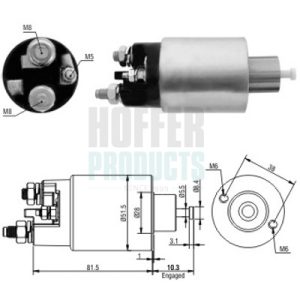 Solenoid electromotor HOFFER 46100