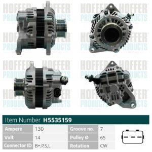 Alternator HOFFER H5535159