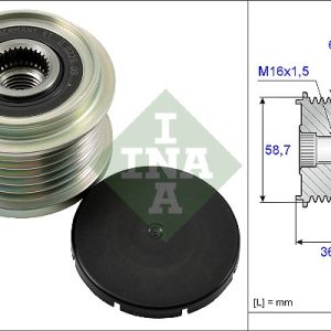 Fulie alternator INA 535 0160 10 – CITROEN | AutoRival
