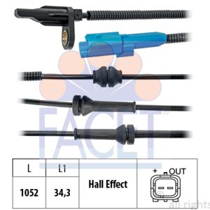 Senzor turatie roata FACET 21.0025 – CITROEN | AutoRival