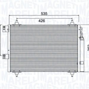 Condensator climatizare MAGNETI MARELLI 350203936000